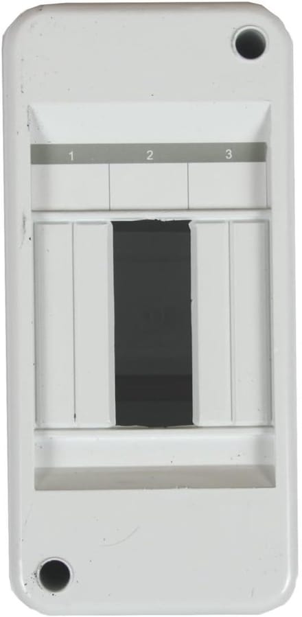 Zekeringkast - Groepenkast - Elektrische Installatie - Schroefmontage - 7.5 x 6.5 x 5 cm - Wit