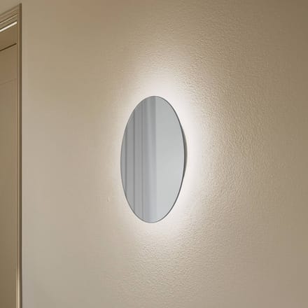 Nowodvorski Lighting LED-spiegel Ring M, Ø 29 cm, glas, warmwit