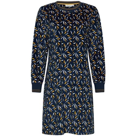 Pastunette - Moonlite - Nachthemd - Velours Fleece - Blauw - Maat 48