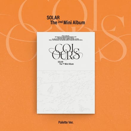 ZONNE(MAMAMOO) - KLEUREN Palet Ver. No poster orange