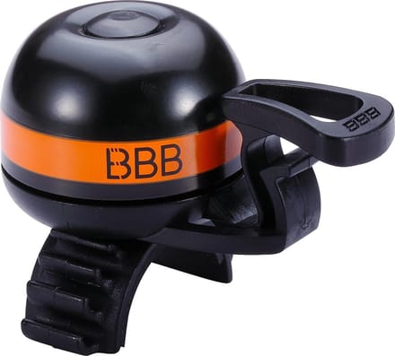 BBB-14 EasyFit Deluxe Fietsbel - Messing - Alle stuur diameters - Oranje
