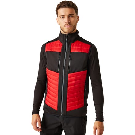 Regatta Heren E-Volve Hybride Thermo Gilet (Klassiek rood/zwart)