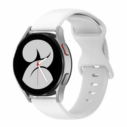 By Qubix - Solid color sportband - Wit - Geschikt voor Xiaomi Redmi Watch 5 Active / Redmi Watch 5 Lite