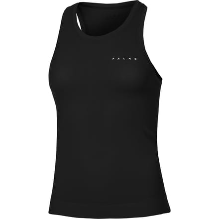 FALKE Ultralight Cool sneldrogend functioneel materiaal mouwloze functioneel shirt dames zwart - maat M