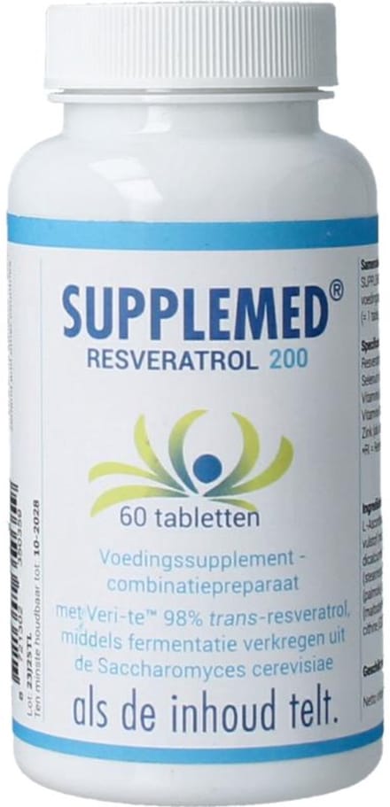 Supplemed - Resveratrol 200 - 60 tabletten