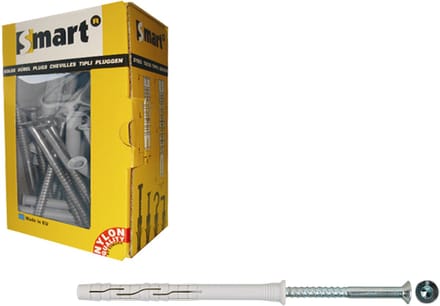 SMART | Raamplug +schroef VZK Tx Ø 8x80 Nzn | 50 st