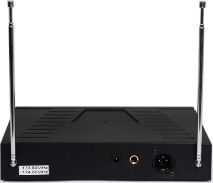 Qtx VHN2 draadloos hand + headset microfoon VHF 173.8 + 174.8MHz