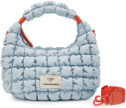 Unio Hamburg x Les Visionnaires schoudertas handtas Bubble Unio Kitzbuehel Blue Lichtblauw