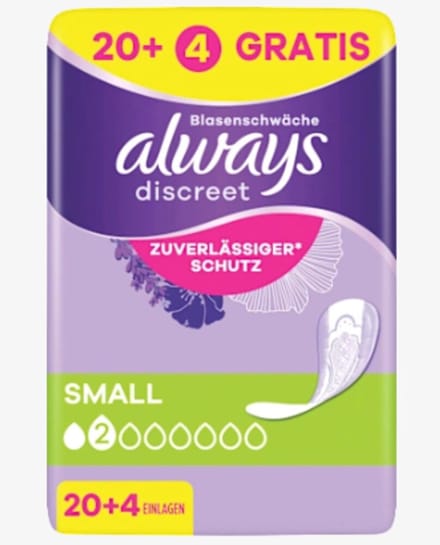 Always - Inlegkruisje Small - 8 x 24 stuks - Voordeelverpakking