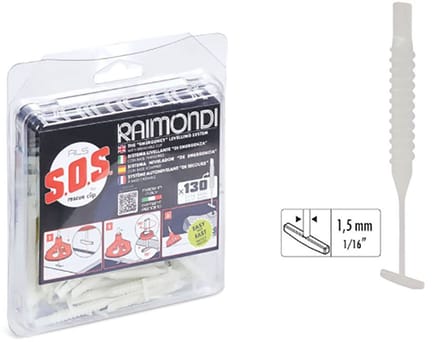 Raimondi R.L.S. SOS levelling systeem 130 stuks
