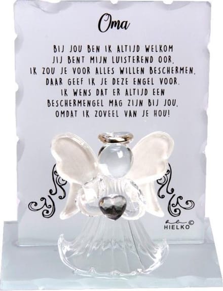 Beschermengel met strik - Oma