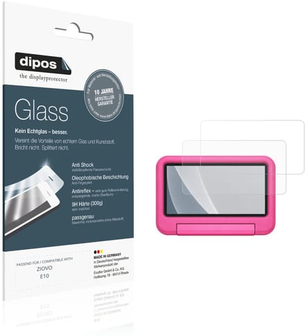 dipos – 2x Matte Pantserfolie geschikt voor ZIOVO E10 | 9H Screenprotector