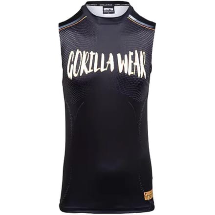 Gorilla Wear Clayton Tank Top - Zwart/Goud - S
