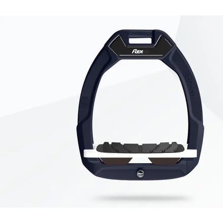 Veiligheidseinden voor de paardensport Hellend Grip Aluminium/Wit/Bruin Flex-On Safe-On