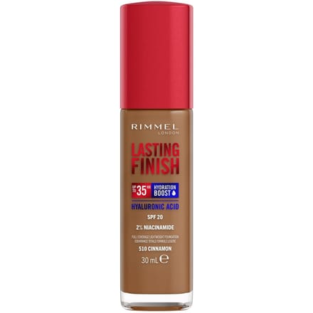 Rimmel Lasting Finish 35Hr Foundation 30 ml (Verschillende Tinten) - 510 Cinnamon