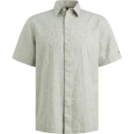 Overhemd Korte Mouw Vanguard Short Sleeve Overhemd Jacquard Greige