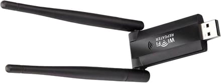 WiFi Versterker - Internet Repeater - Signaal Uitbreiden - Universele USB Interface - 12 x 6 x 3 cm - Zwart