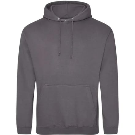 Just Hoods College Hoodie JH001 - Steel Grey (Solid) - M