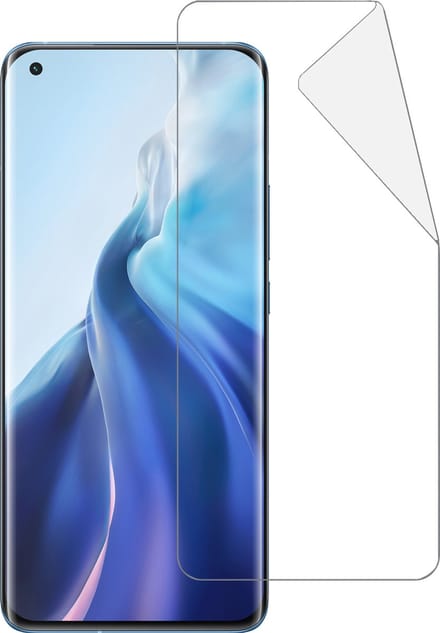 Screenprotector - Folie - Geschikt voor Xiaomi Mi 11 - Ultra Clear - Bescherm Folie - Soft TPU - Screen Protector