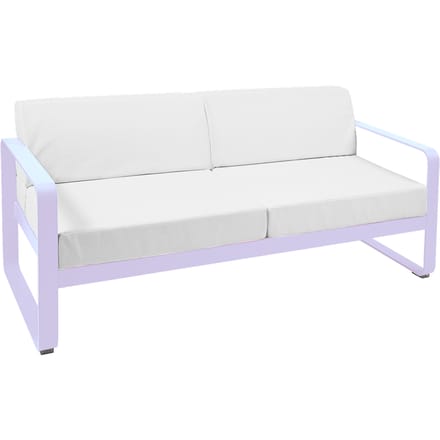 Fermob BELLEVIE 2-zitsbank - D1 Marshmallow - 81 witgrijs