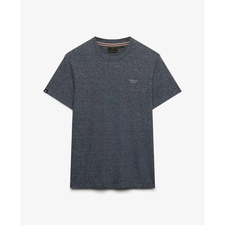 Superdry - Essential Gestapeld Logo Geborduurde T-shirt - Heren - T-shirts