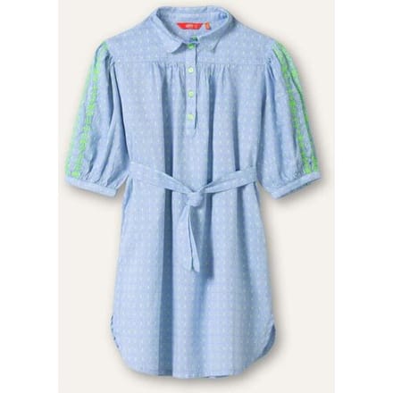Oilily Djigi jurk- maat152/12yr Brunnera Blauw