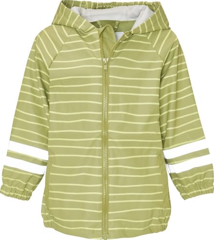 Playshoes Kinder Regen-Mantel Wellen Oliv-104