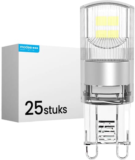 Modee LED Lamp G9 - 1.9W 2700K 200lm 230V - LED Lamp insteek - Warm Wit - 25 stuks