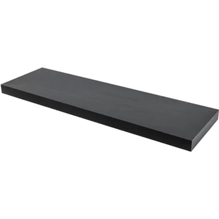 Duraline Wandplank Xl4 Zwart Eik 38mm 80x23,5cm