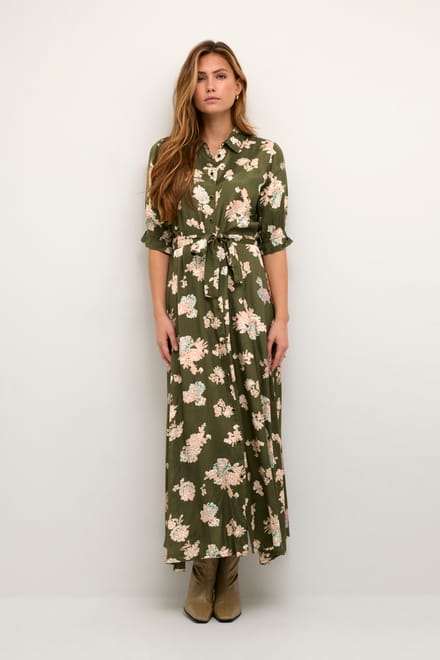 Jurk KAvelana Regular fit green