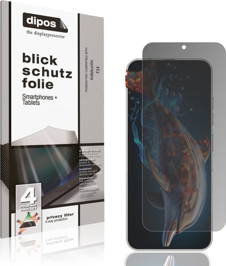 dipos – Matte Privacy Screenprotector geschikt voor Aidekunlin F24 | Anti-Spy Beschermfolie