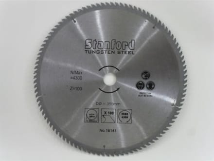 StahlKaiser Cirkelzaagblad 355 mm - 100 Tanden - Inclusief Verloopringen - Voor Diverse Materialen