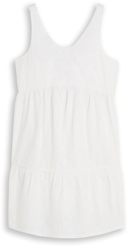 Tom Tailor - Minijurk met broderie - Maat 176 - White