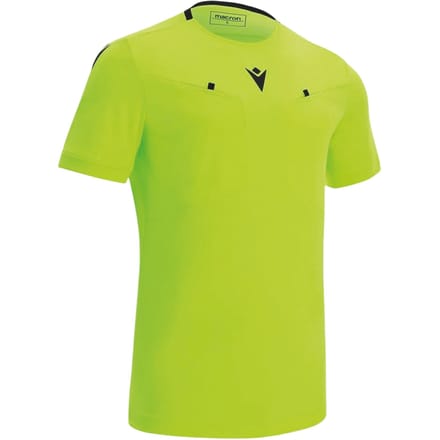 Macron Frisk Scheidsrechtersshirt Korte Mouw Heren - Fluogeel | Maat: S