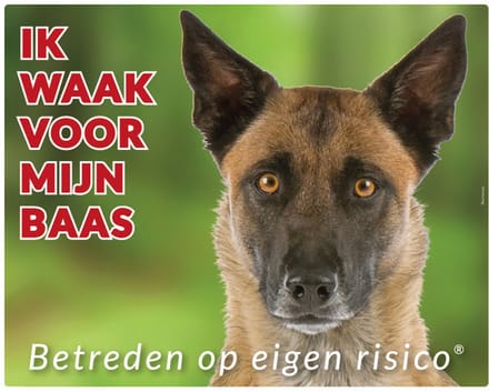 Mechelaar Waakbord - Ik waak voor mijn baas