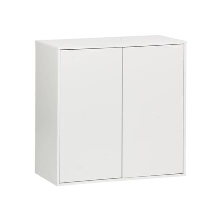 sweeek - Decoratieve opbergmodule houtdecor 2 deuren 70cm - kompo