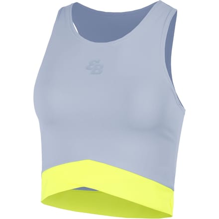 BB by Belen Berbel Bora Tanktop Dames-Grijs,Neongeel