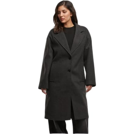 Urban Classics - Oversized Long Jas - M - Grijs