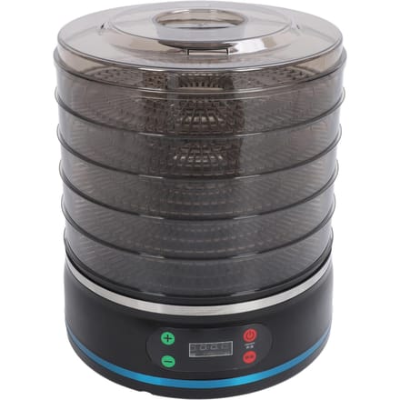 5 Lades Voedseldehydrator Machine Gedroogde Vruchtenmachine Dehydrateer Beef Jerky Vlees Paddenstoelen Vruchten L gray