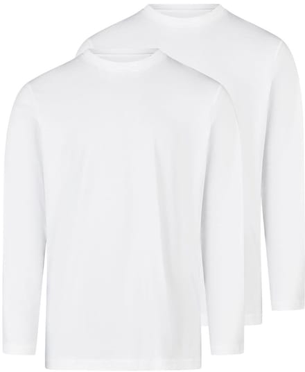 RAGMAN Heren longsleeve 2 pack Basic