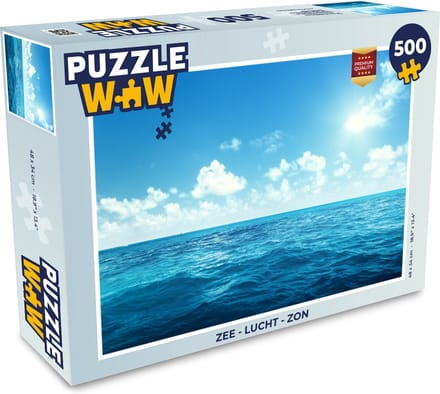 Puzzel Zee - Lucht - Zon - Legpuzzel - Puzzel 500 stukjes
