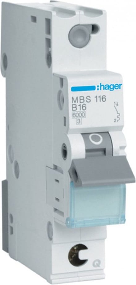 Hager MBS116, Type B