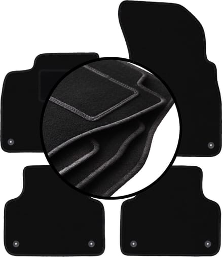 Complete set veloursmatten voor: Audi Q7 II SUV (2016-)