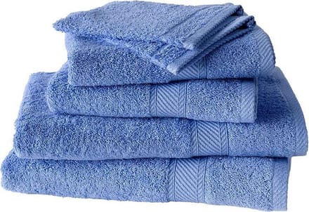 De Witte Lietaer Badhanddoek Stephanie 70 X 140 Cm Marina blauw 2 Stuks