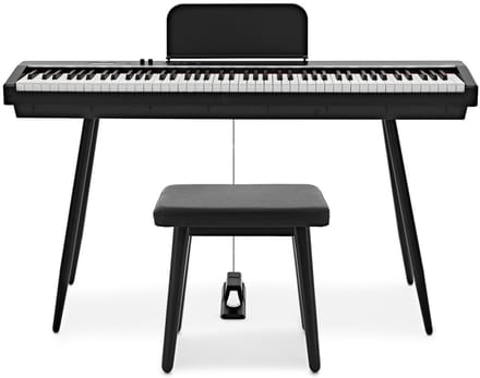 Keynote Compact Digital Stage Piano with Bluetooth, Stool Pack