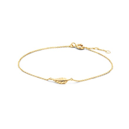 Armband Veer 0,8 Mm 16 - 17 - 18 Cm 14K Geelgoud