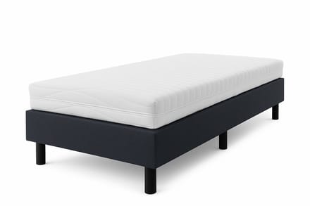 Boxspring met SG25 Comfort Foam Matras – Goedkoop 1persoons Boxspring 90x200