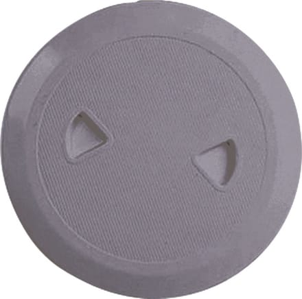 Rond waterdicht inspectieluik boot - 222mm - Grijs