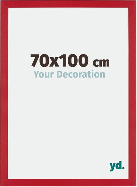 Your Decoration - Fotolijst 70x100 cm - MDF - Rood - Mura