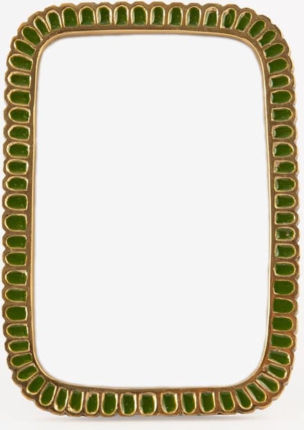 Sissy-Boy - Groene fotolijst - Scalloped design - Handgemaakt